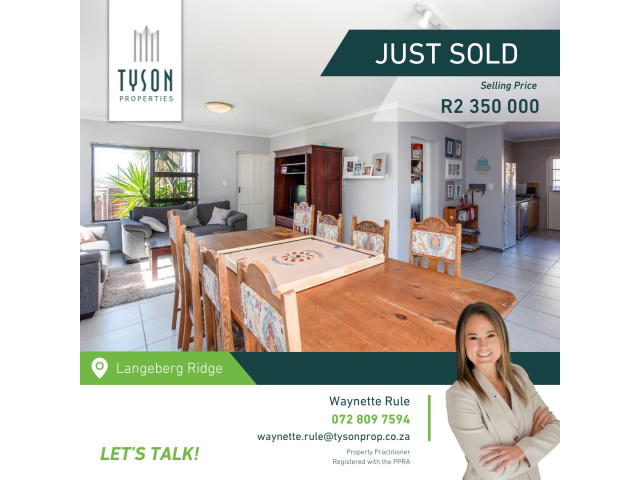  9  Ibis Close, Langeberg Ridge, Kraaifontein 